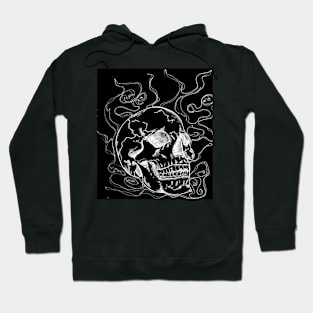 skull smoke Hoodie